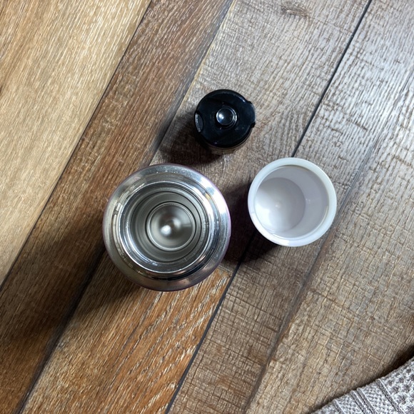 Starbucks 16 ounce Insulated Thermos with Drinking Cup Metallic Purple 2006 - Picture 11 of 16